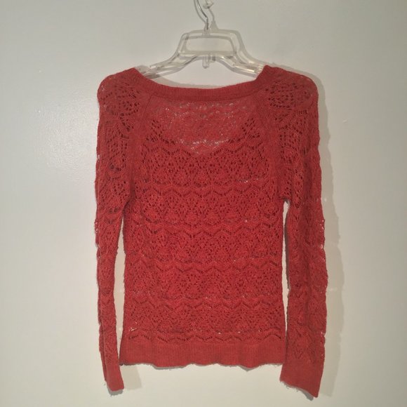 Aeropostale V-Neck Loose Knit Sweater Size S - Picture 8 of 12